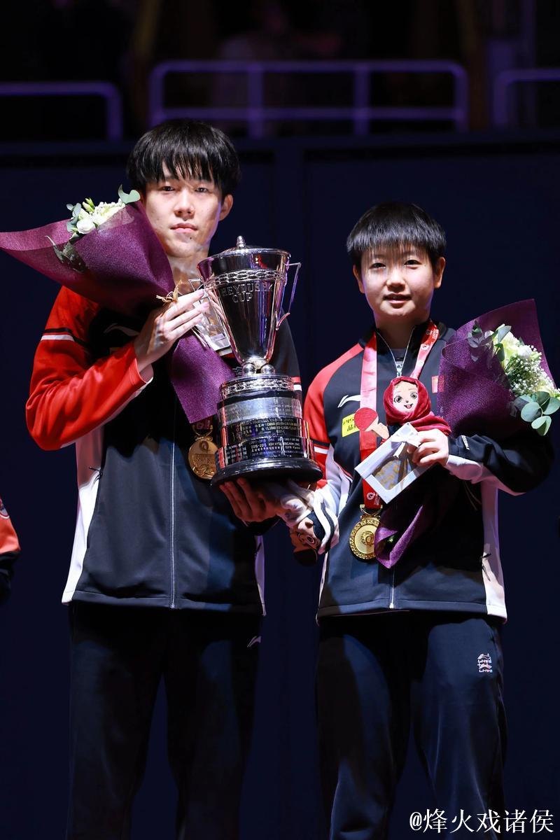 王楚钦9925分稳居男单世一，孙颖莎11600分领跑女单